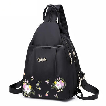 Mochila Negra Mujer Tela